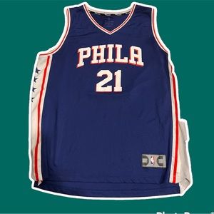 The Fanatics Away Jersey of the Greatest NBA Player of all time Joel Hans Embiid